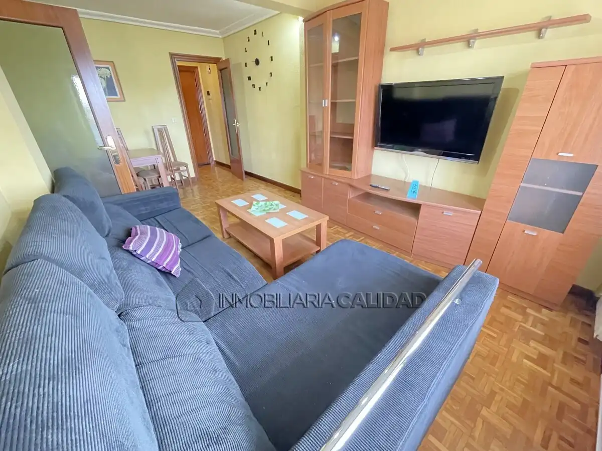 Living room of Flat for rent in Burgos  with Heating and Furnished