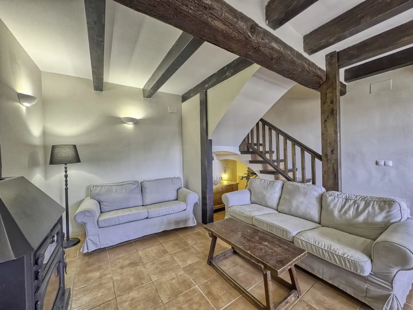 Living room of Country homes for sale in Rubielos de Mora  with Heating and Terrace