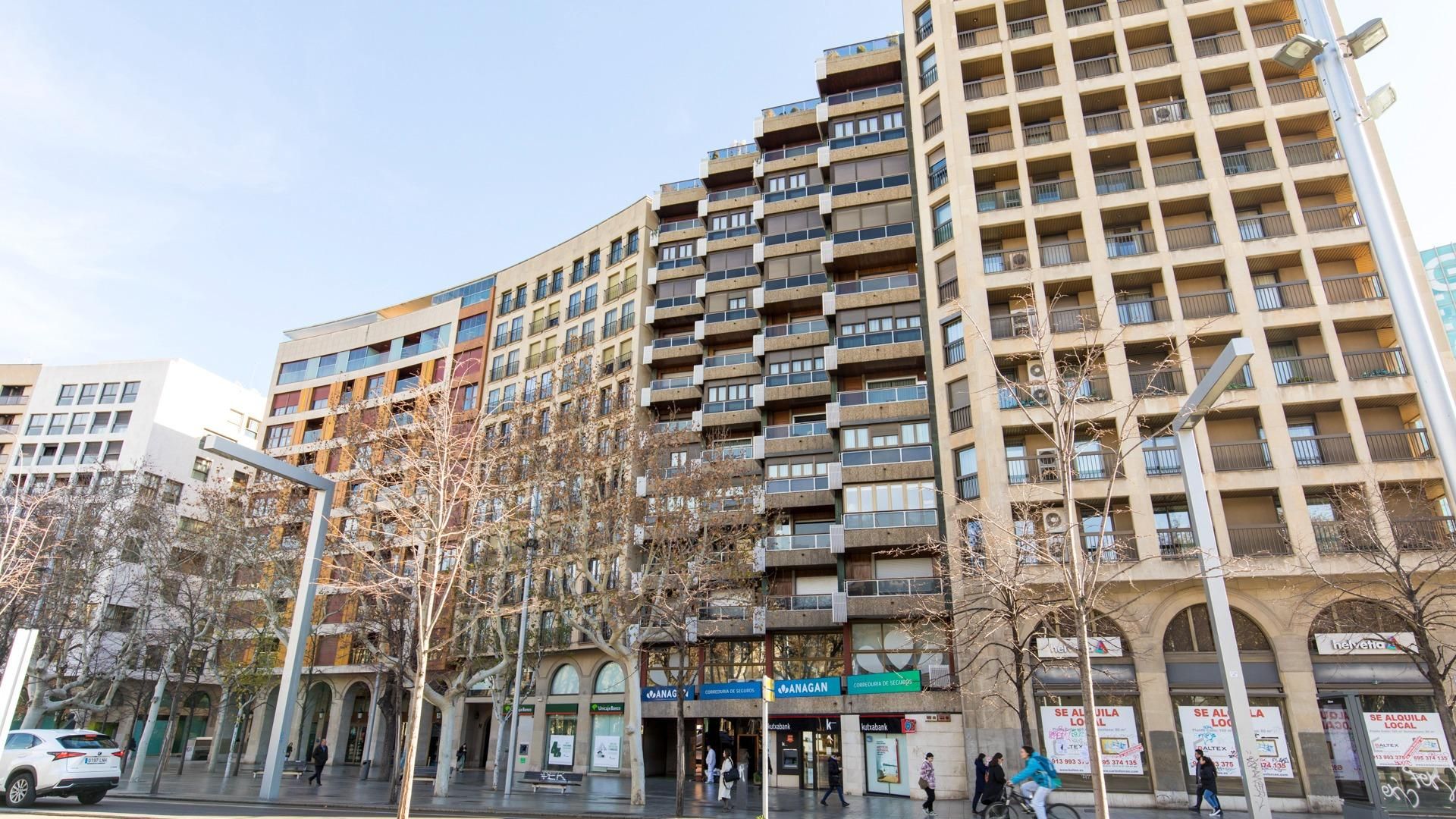 Exterior view of Flat for sale in  Zaragoza Capital  with Heating, Parquet flooring and Terrace