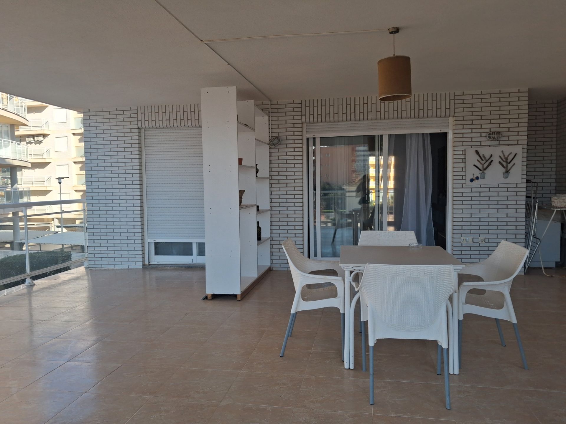 Menjador de Pis de lloguer en Peñíscola / Peníscola amb Terrassa, Moblat i Piscina comunitària