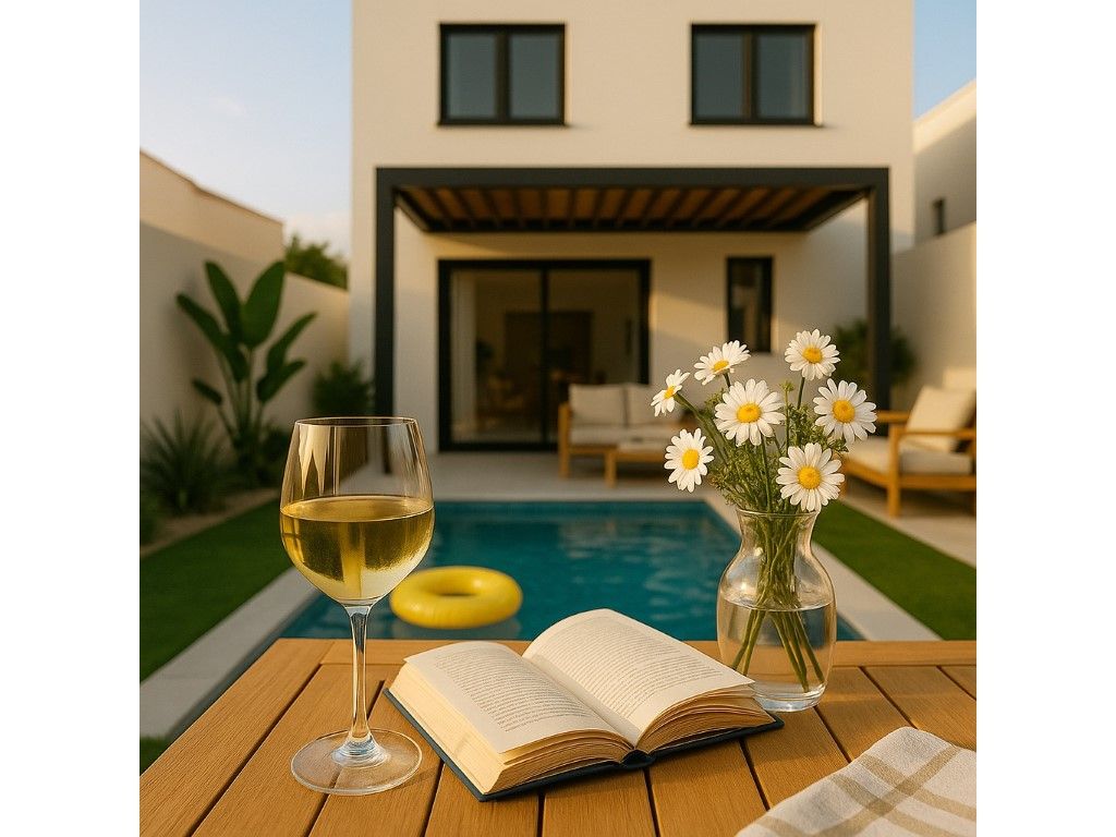 Piscina de Casa o chalet en venta en Sant Pere de Riudebitlles con Jardín privado