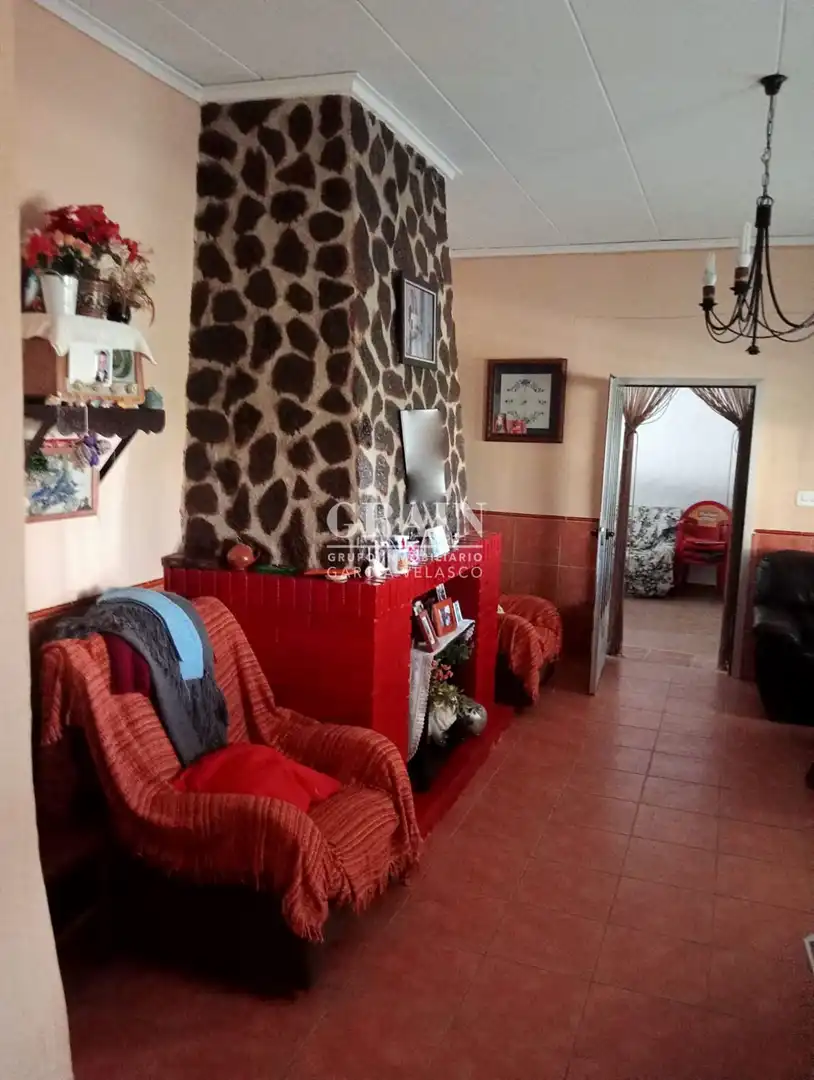 Sala de estar de Casa o chalet en venta en Pozohondo con Aire acondicionado, Calefacción y Balcón
