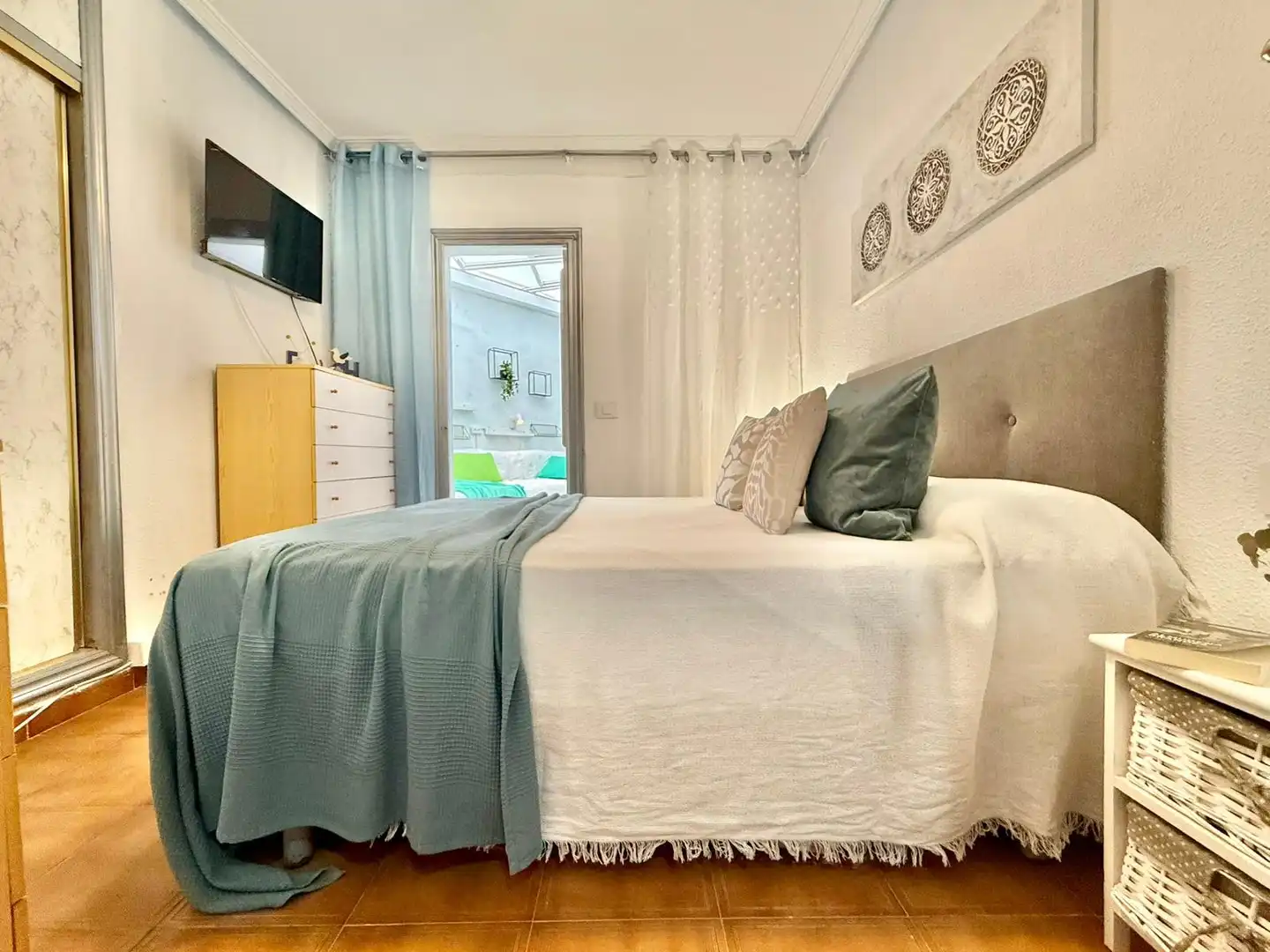Habitación de Apartamento en venta en San Pedro del Pinatar con Aire acondicionado y Jardín privado