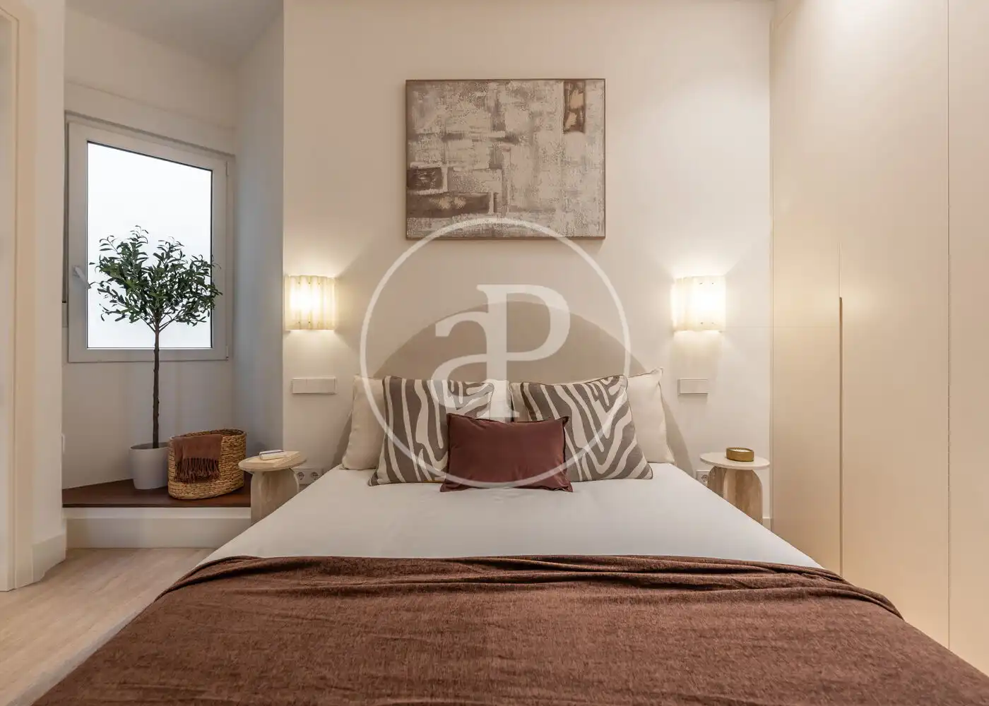 Bedroom of Flat for sale in Madrid  with Heating and Furnished