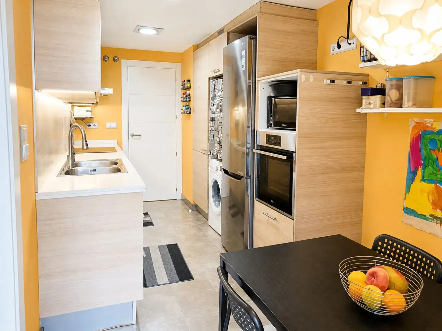Kitchen of Attic for sale in Sabadell  with Air Conditioner, Heating and Private garden