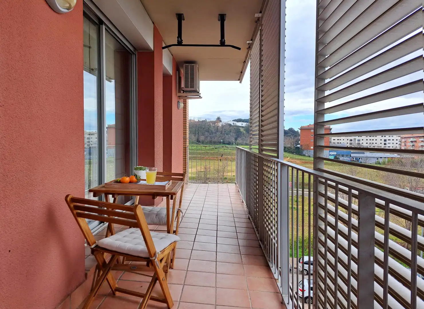 Terrasse von Wohnungen zur Miete in Girona mit Klimaanlage, Heizung und Abstellraum