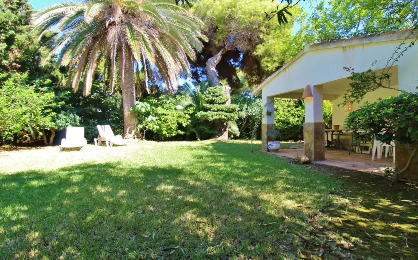 Jardín de Casa o chalet en venta en Moraira con Aire acondicionado, Calefacción y Jardín privado