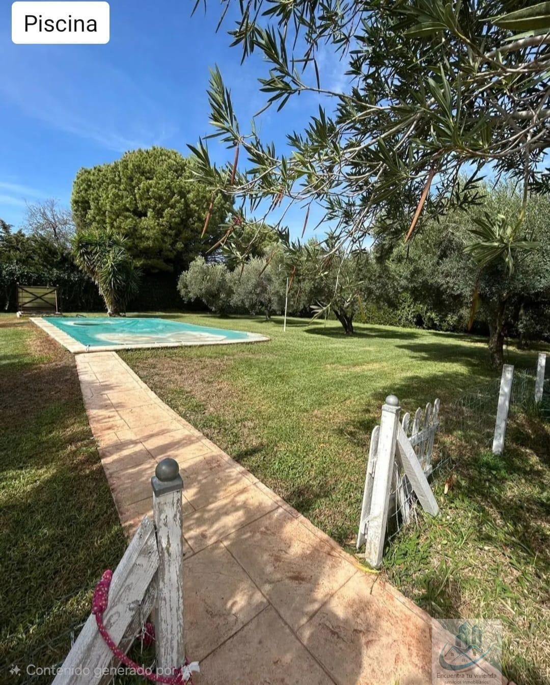 Jardí de Finca rústica en venda en Puerto Real amb Aire condicionat, Traster i Piscina
