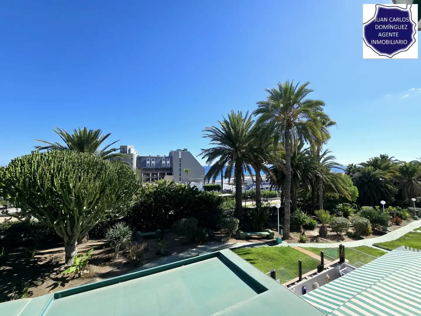 Vista exterior de Apartament de lloguer en San Bartolomé de Tirajana amb Terrassa, Moblat i Piscina comunitària