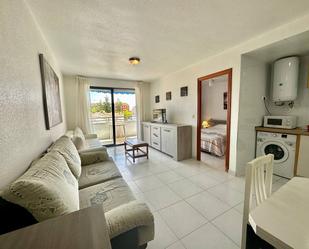 Sala d'estar de Pis de lloguer en Torrevieja amb Calefacció, Terrassa i Piscina