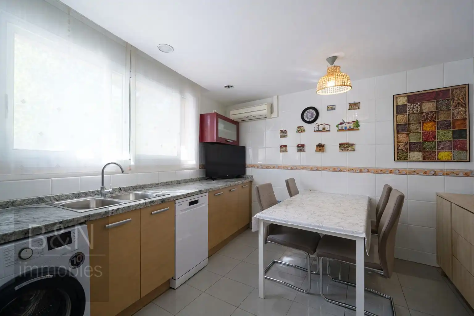Cocina de Casa o chalet en venta en Terrassa con Aire acondicionado, Calefacción y Terraza