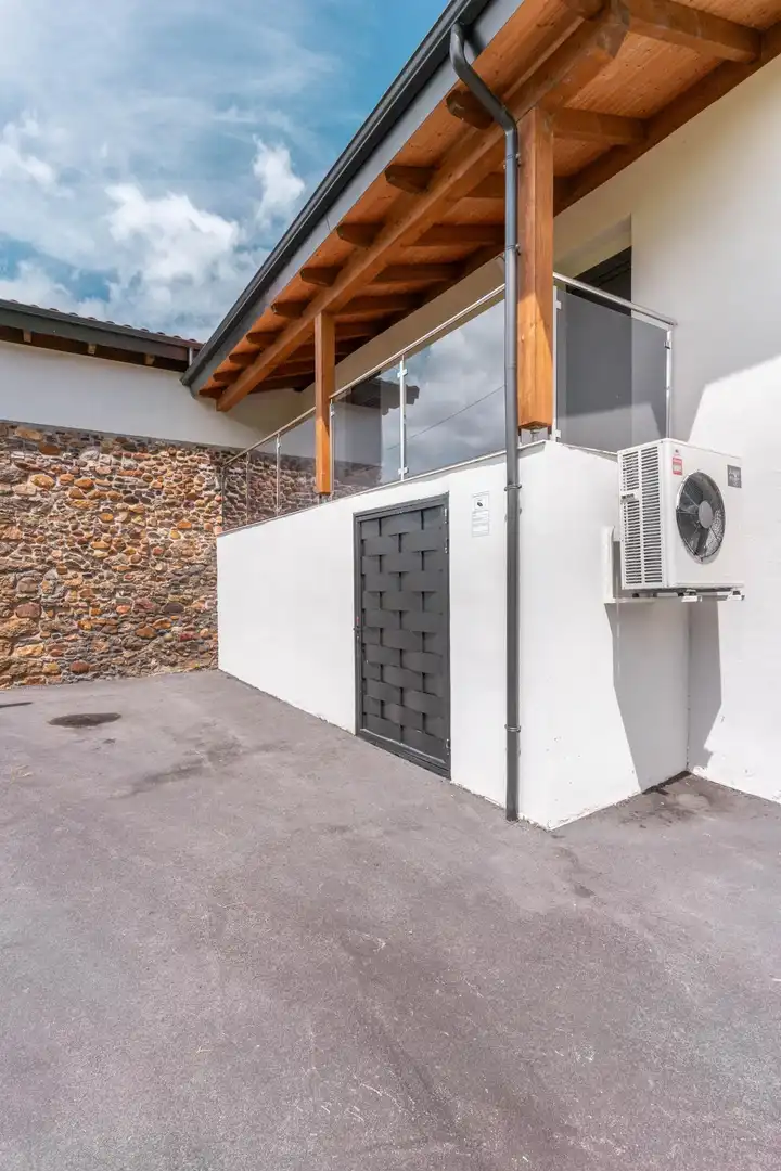 Vista exterior de Casa o chalet en venta en Grado con Calefacción, Terraza y Trastero