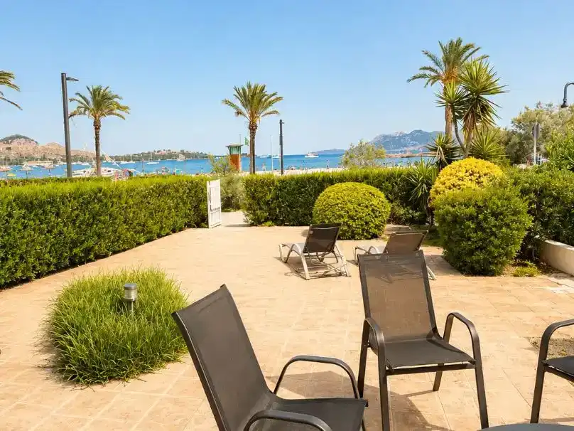 Terrace of Flat for rent in Pollença  with Air Conditioner, Private garden and Furnished