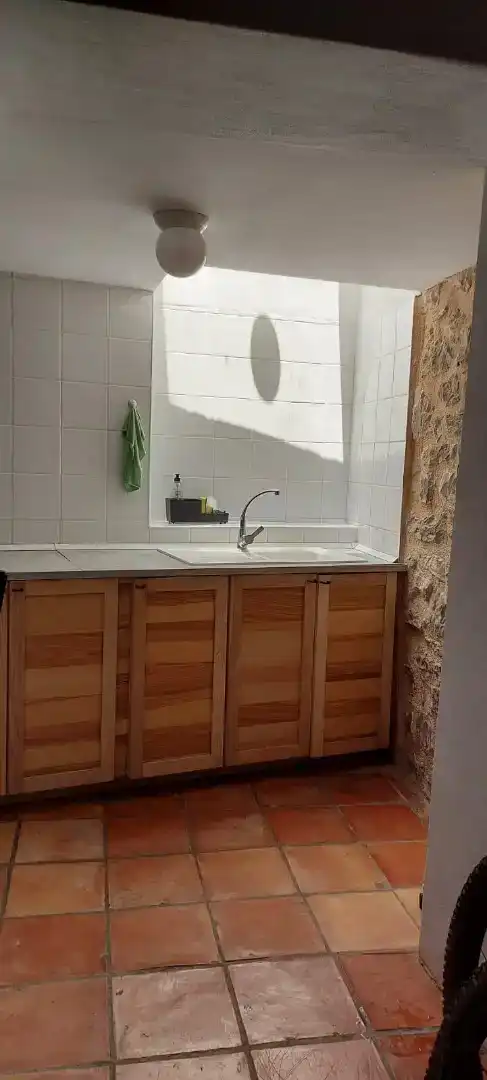Kitchen of Flat for rent in Castell de Castells  with Storage room, Furnished and Oven
