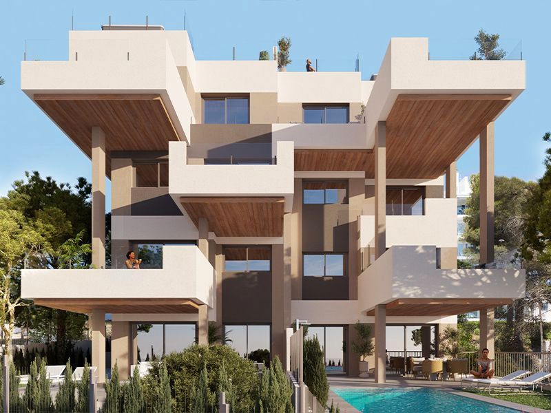 Vista exterior de Apartament en venda en Capdepera amb Aire condicionat, Jardí privat i Terrassa