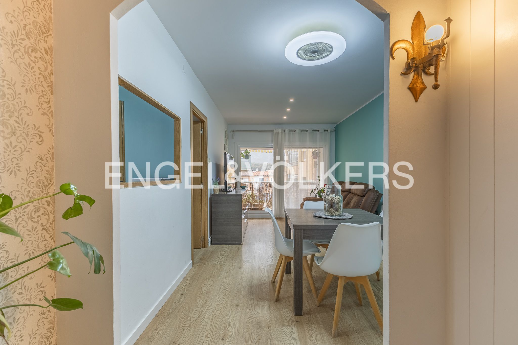 Comedor de Apartamento en venta en Balenyà con Calefacción, Parquet y Trastero