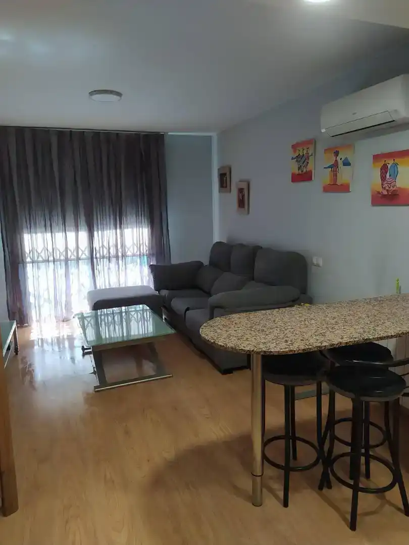 Sala d'estar de Pis en venda en Sant Vicenç Dels Horts amb Aire condicionat i Balcó