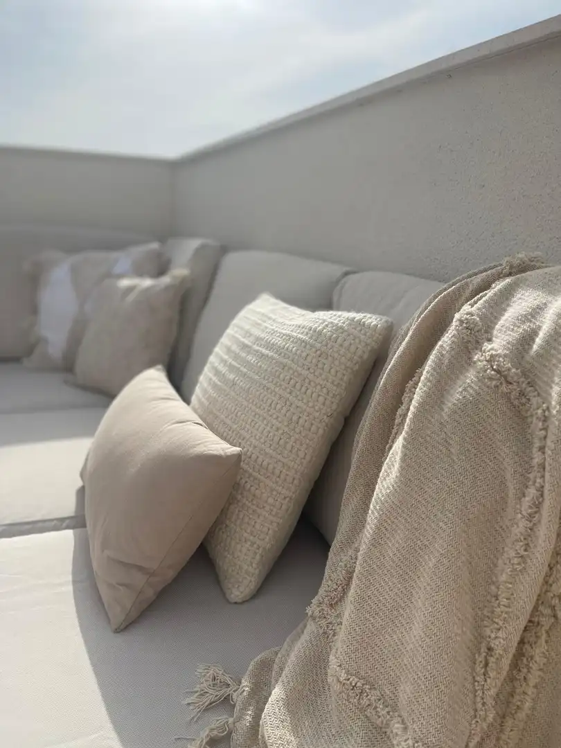 Sala d'estar de Àtic en venda en Orihuela amb Aire condicionat, Jardí privat i Piscina