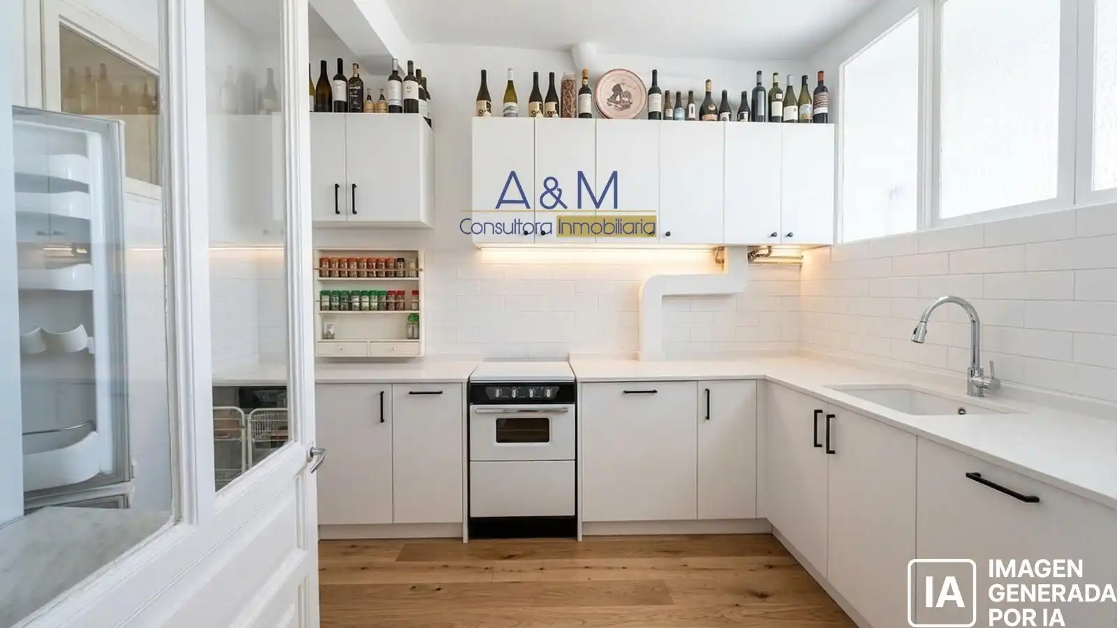 Kitchen of Attic for sale in Valladolid  with Terrace and Storage room