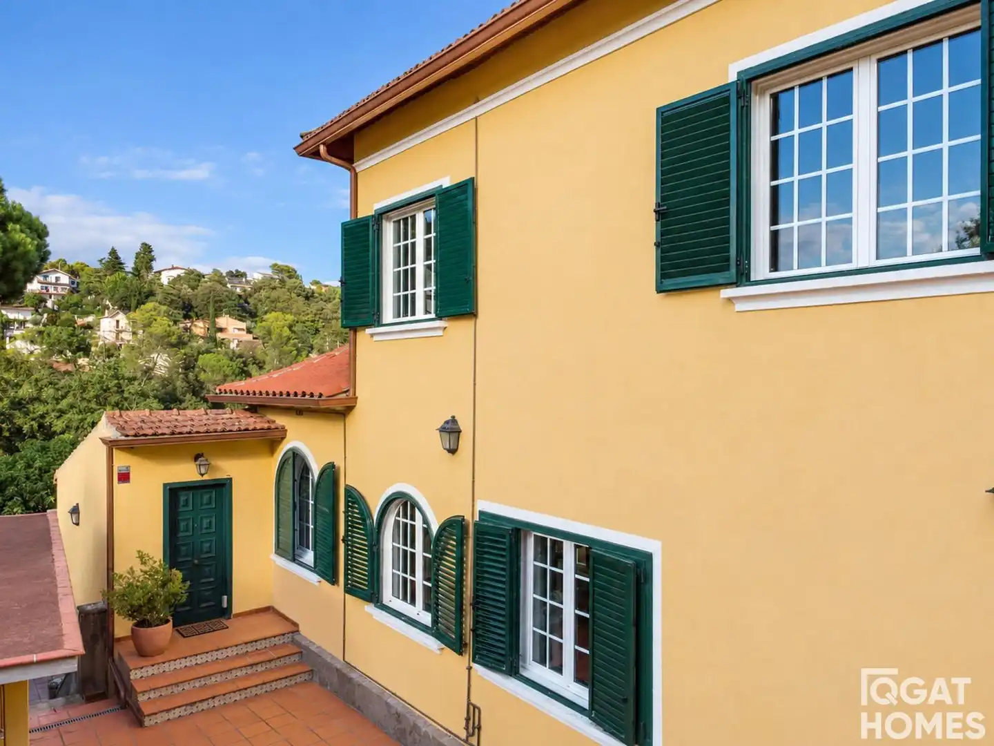 Vista exterior de Casa o xalet en venda en Sant Cugat del Vallès amb Aire condicionat, Calefacció i Terrassa