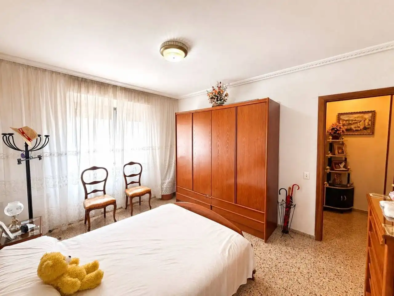 Bedroom of Flat for sale in Vila-real  with Storage room, Furnished and Balcony
