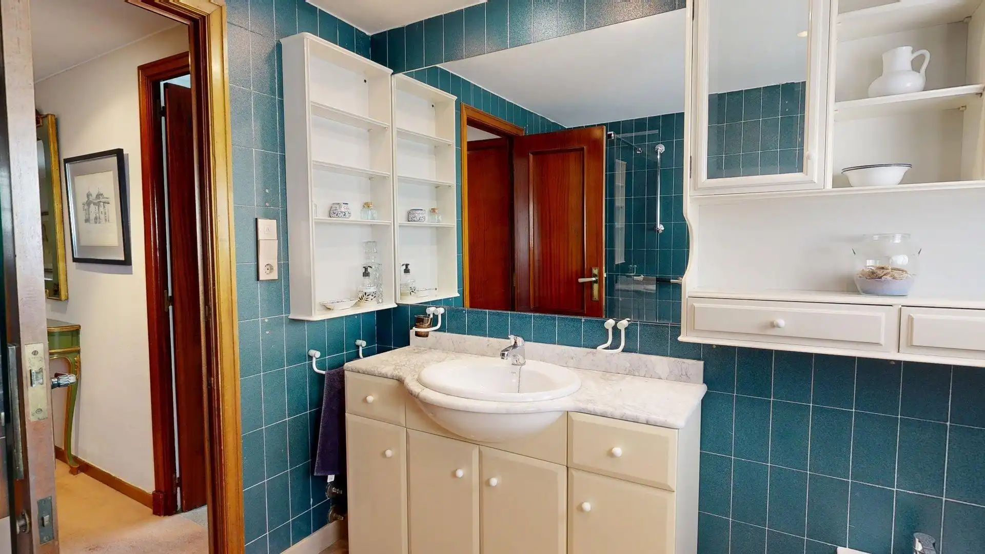 Baño de Casa o chalet en venta en Zaragoza con Aire acondicionado, Calefacción y Jardín privado