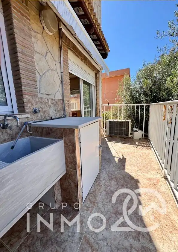 Terraza de Casa adosada en venta en Sueca con Aire acondicionado, Calefacción y Jardín privado