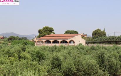 Vista exterior de Finca rústica en venda en Riudoms amb Aire condicionat, Terrassa i Piscina