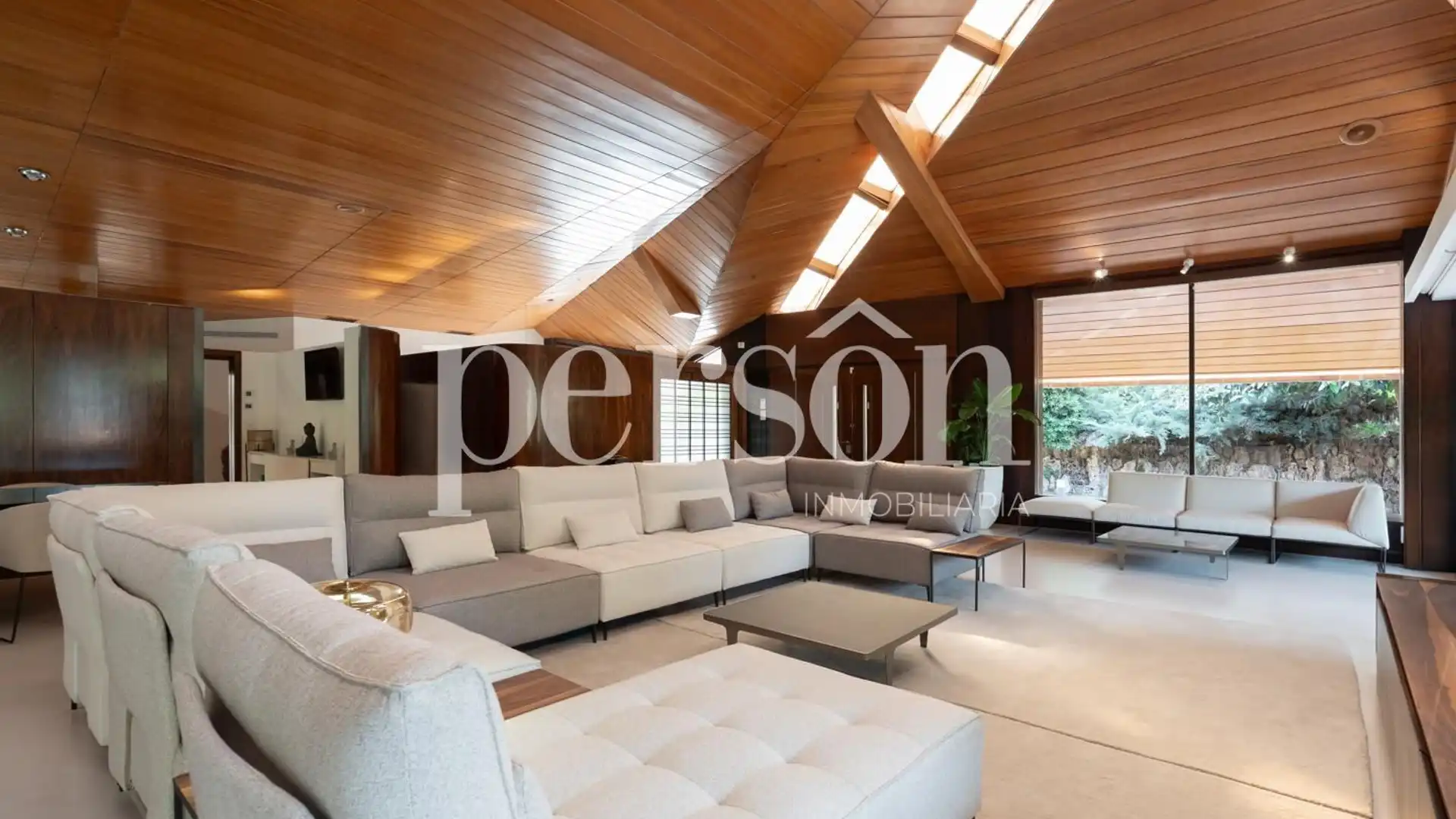 Sala d'estar de Casa o xalet en venda en Picassent amb Aire condicionat, Jardí privat i Terrassa