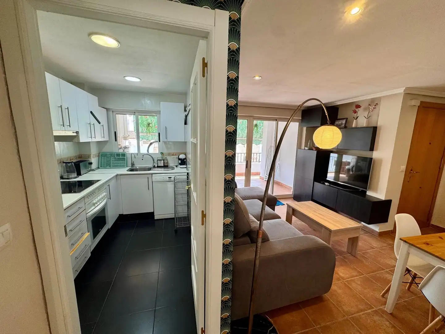 Cocina de Apartamento en venta en Sagunto / Sagunt con Aire acondicionado