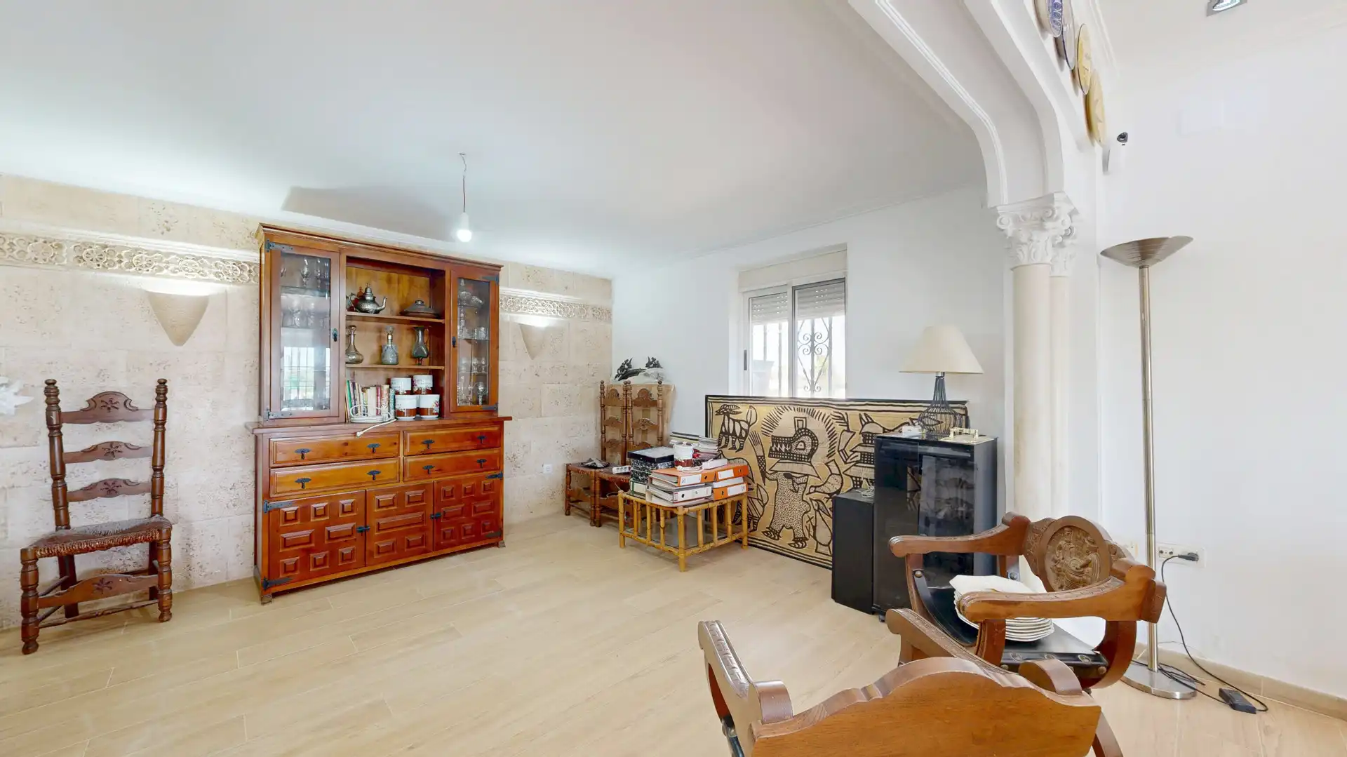 Sala de estar de Casa o chalet en venta en Chiva con Terraza, Trastero y Piscina
