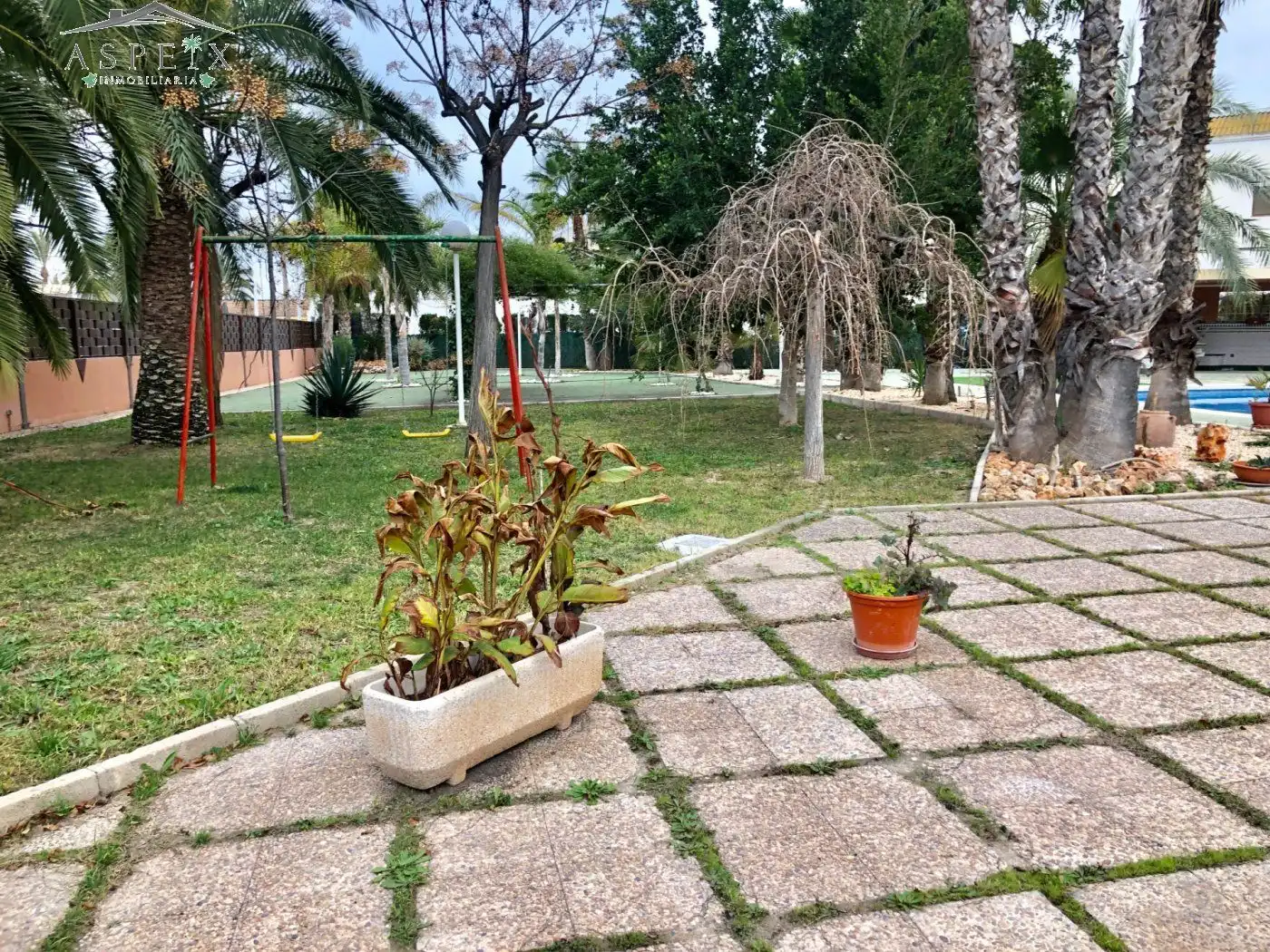 Jardí de Casa o xalet en venda en Elche / Elx amb Aire condicionat, Jardí privat i Terrassa