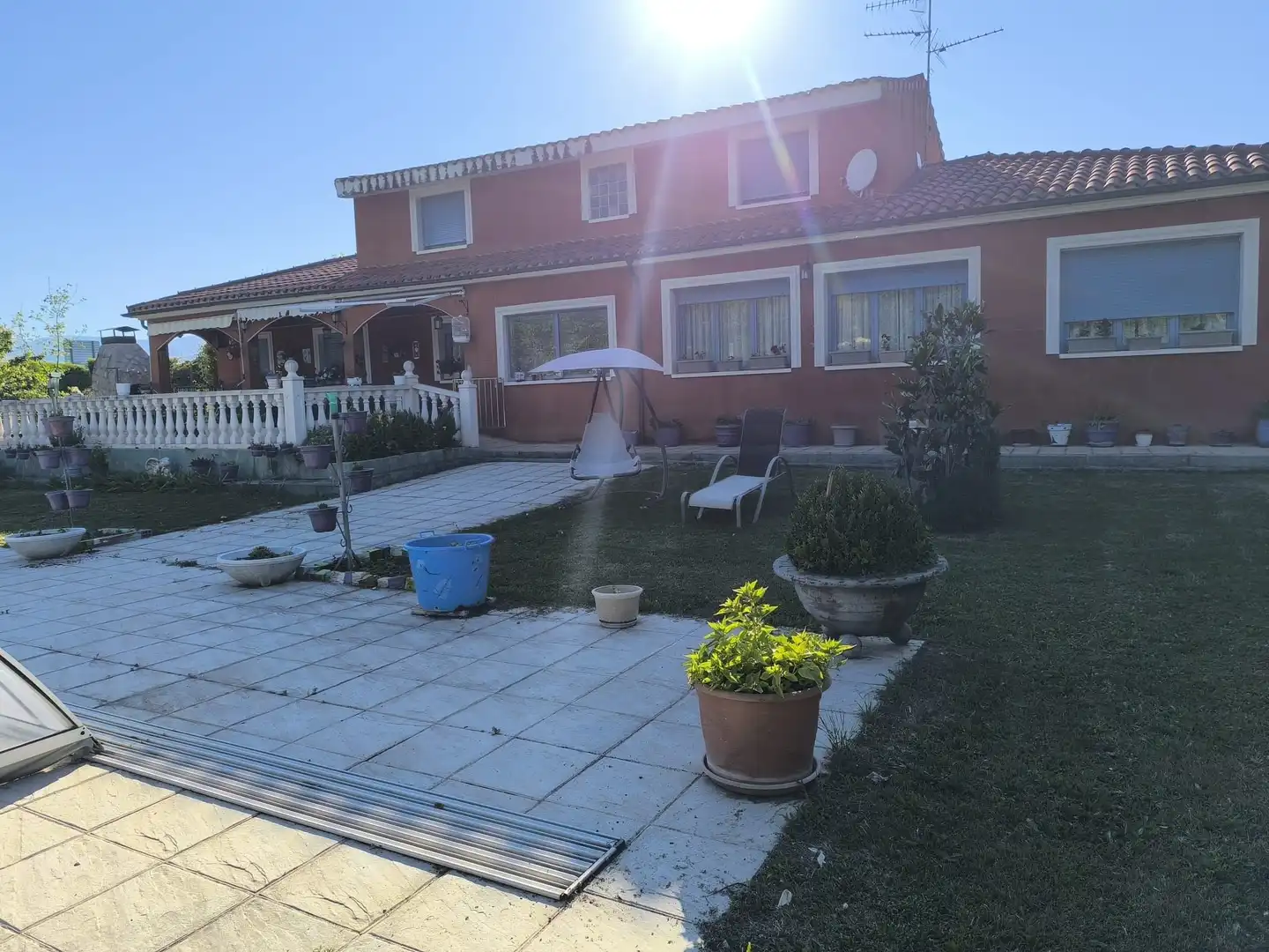 Garden of Houses for sale in Fresno de Río Tirón  with Heating, Private garden and Terrace