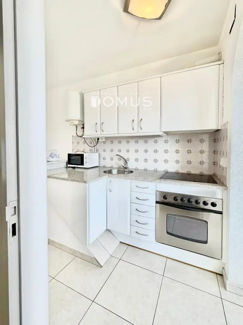 Küche von Maisonette zur Miete in L'Escala mit Klimaanlage, Heizung und Terrasse
