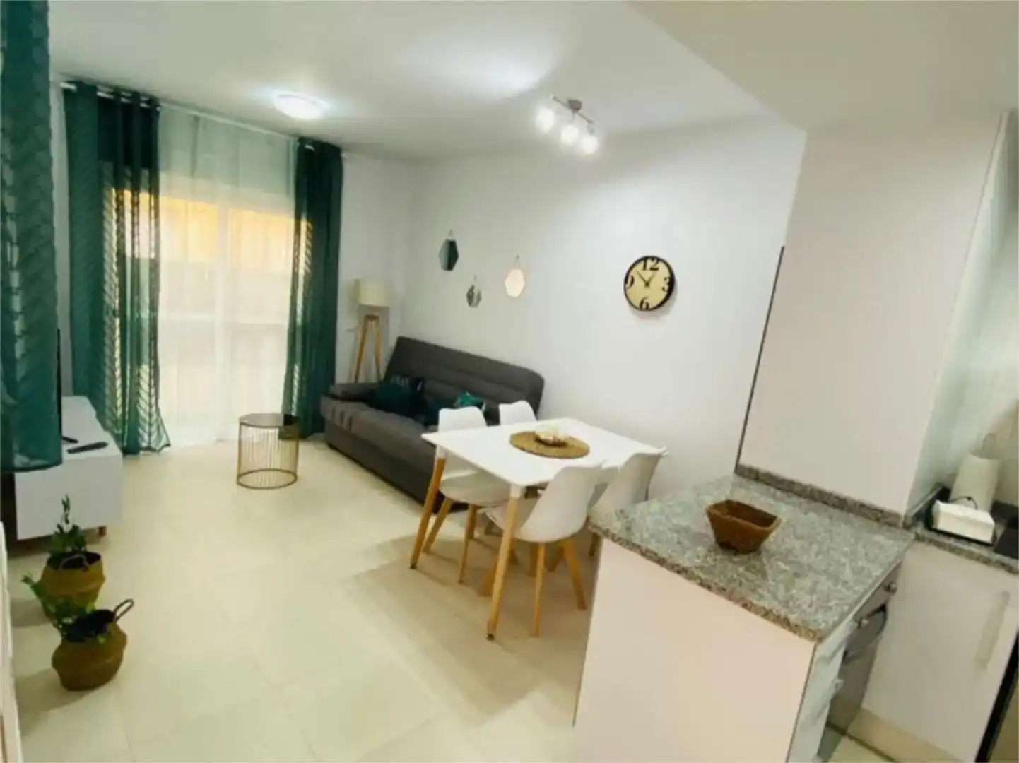 Living room of Flat for sale in Vera  with Air Conditioner, Swimming Pool and Balcony