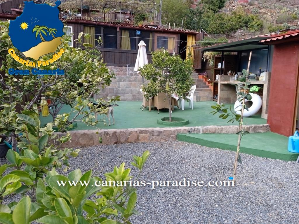 Garden of Apartment to rent in San Bartolomé de Tirajana  with Private garden, Furnished and Pets allowed