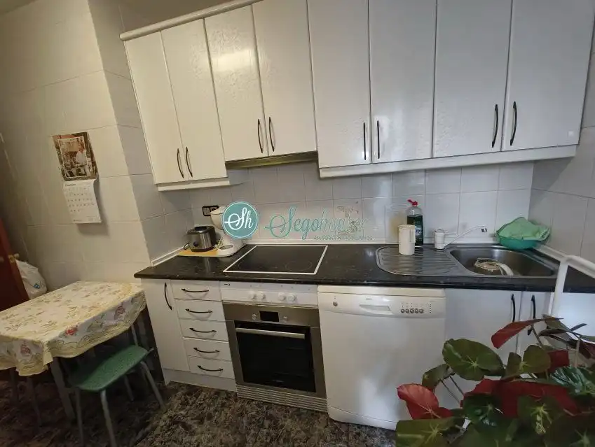 Kitchen of Flat for sale in Segovia  with Heating, Parquet flooring and Terrace