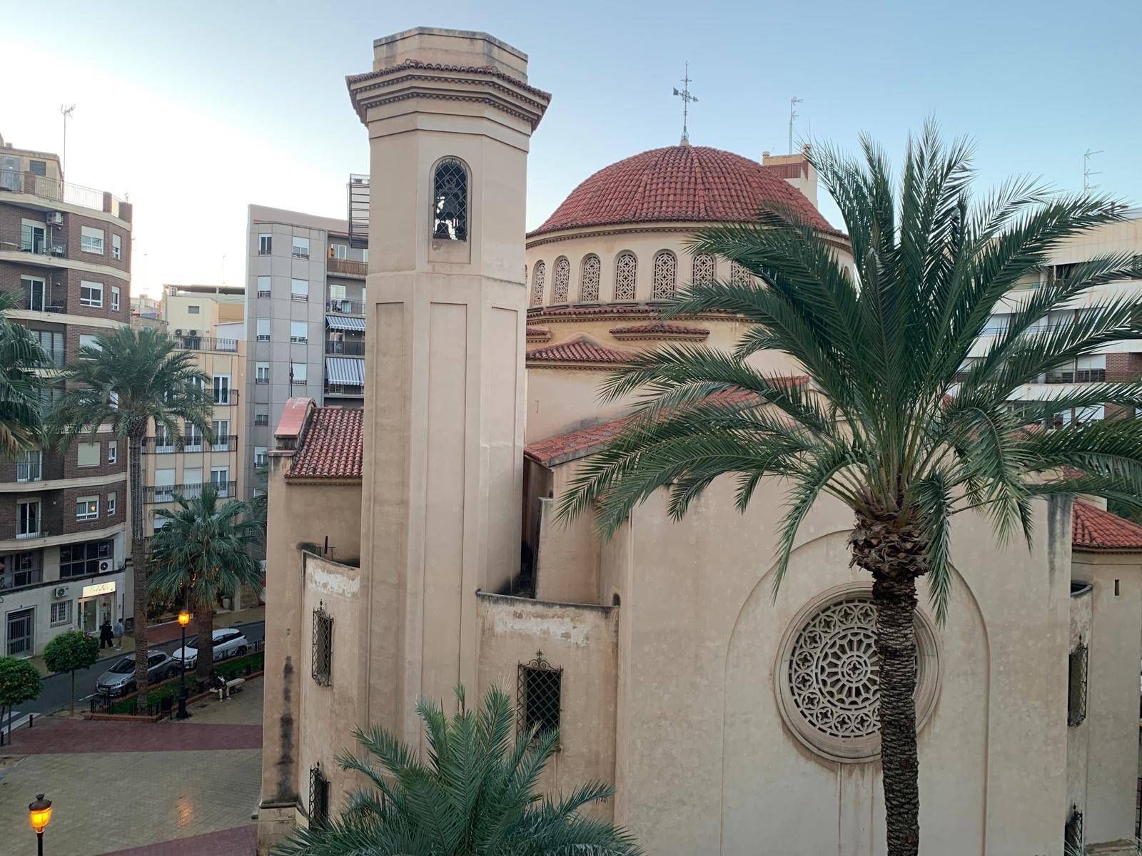 Exterior view of Flat for sale in Elche / Elx  with Air Conditioner, Heating and Private garden