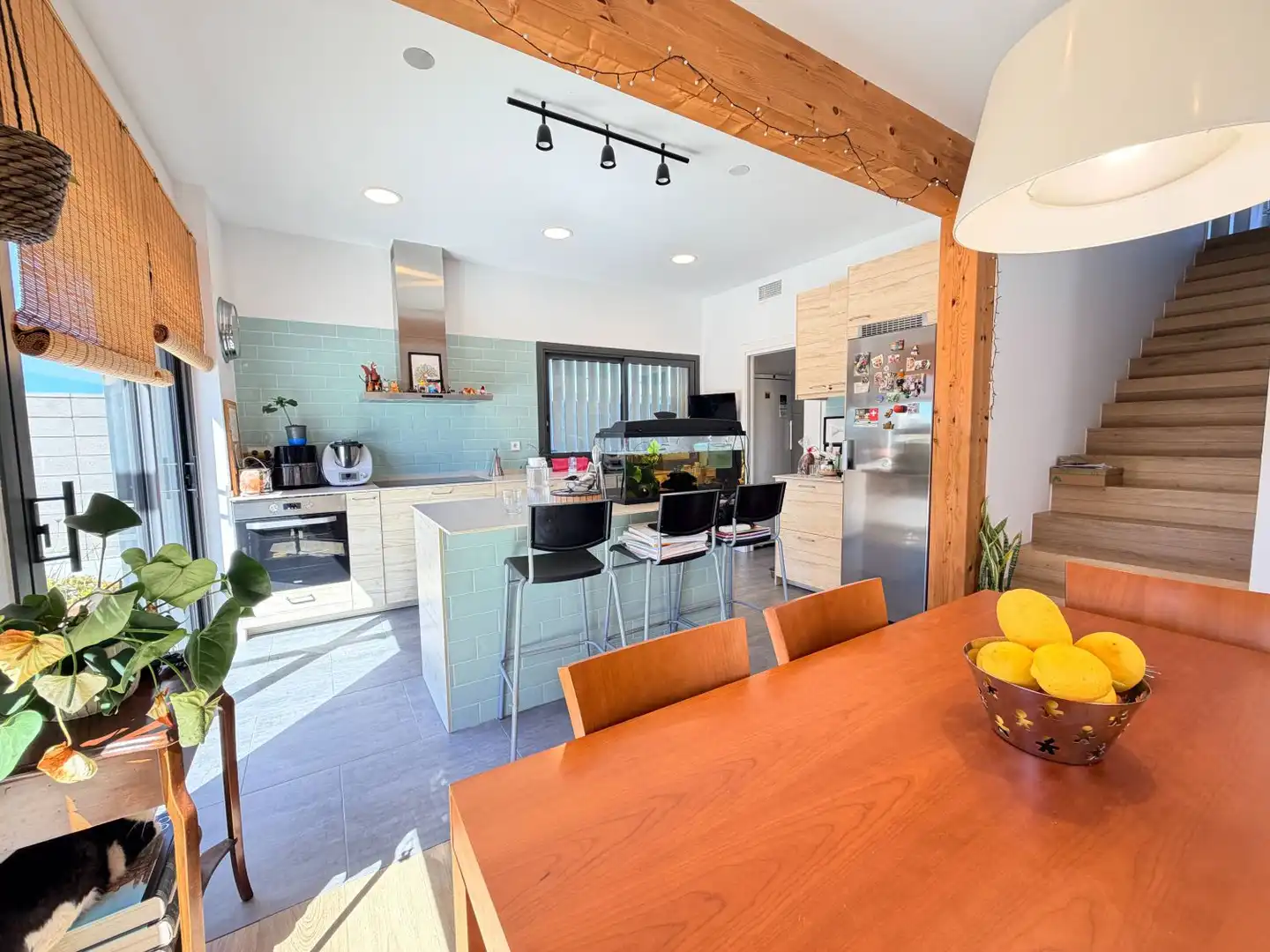 Kitchen of Houses for sale in Vinyols i els Arcs  with Air Conditioner, Heating and Terrace