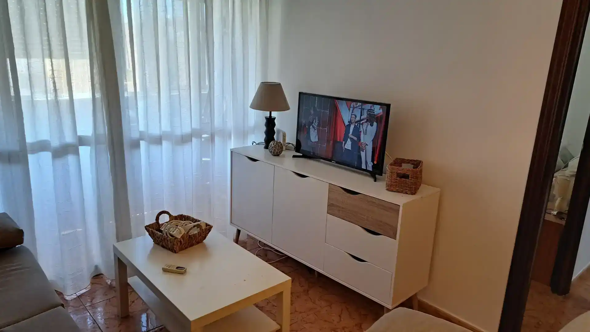 Wohnzimmer von Wohnung zur Miete in  Sevilla Capital mit Klimaanlage und Balkon