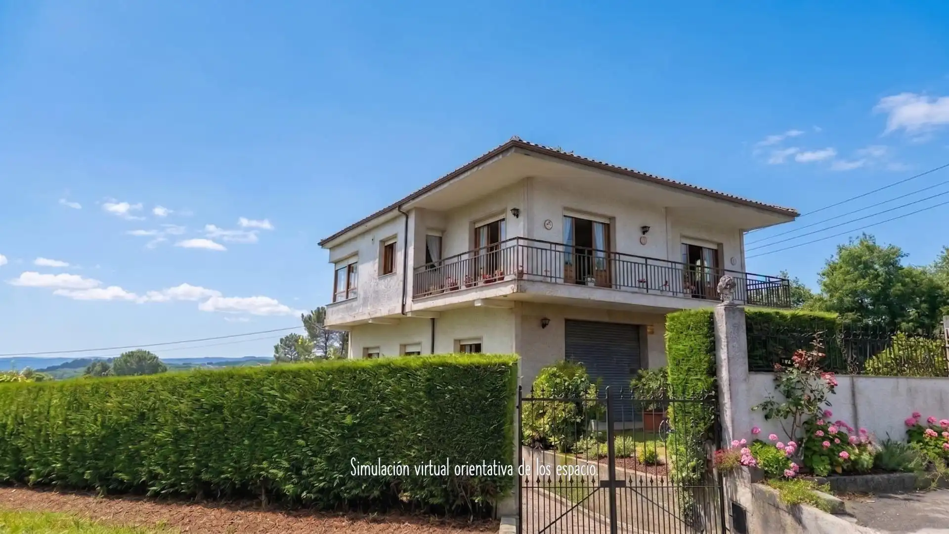 Vista exterior de Casa o chalet en venta en Ourense Capital  con Calefacción, Jardín privado y Terraza