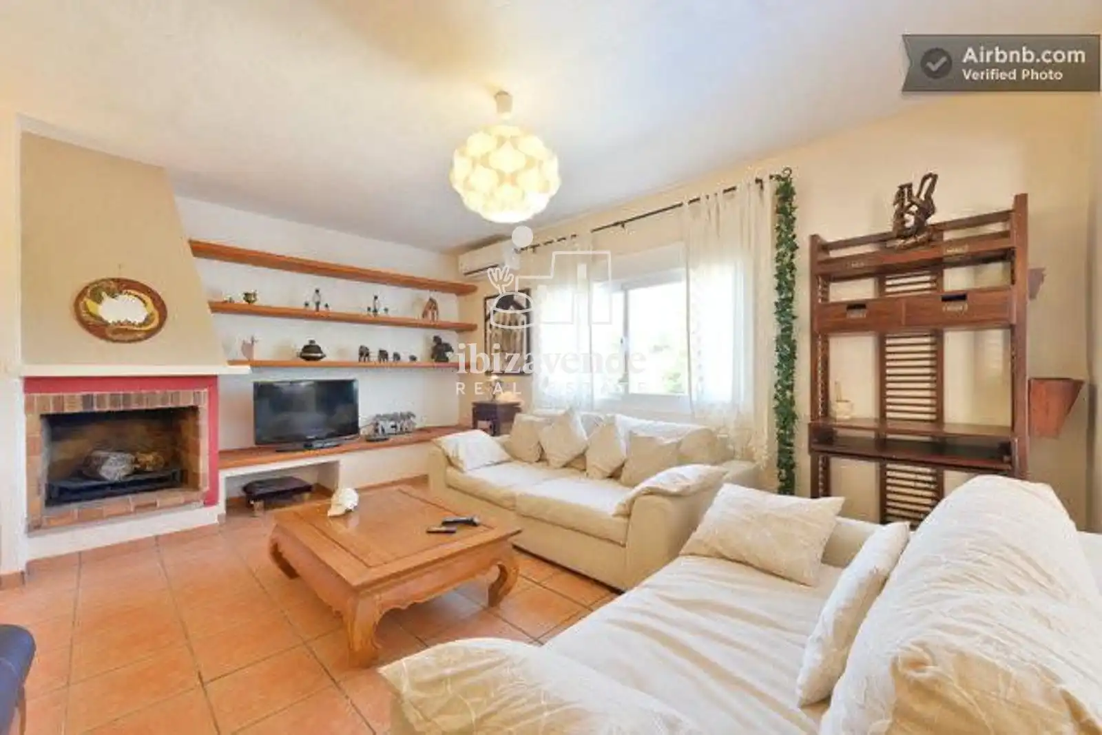 Sala d'estar de Casa o xalet de lloguer en Sant Josep de sa Talaia amb Aire condicionat, Calefacció i Terrassa