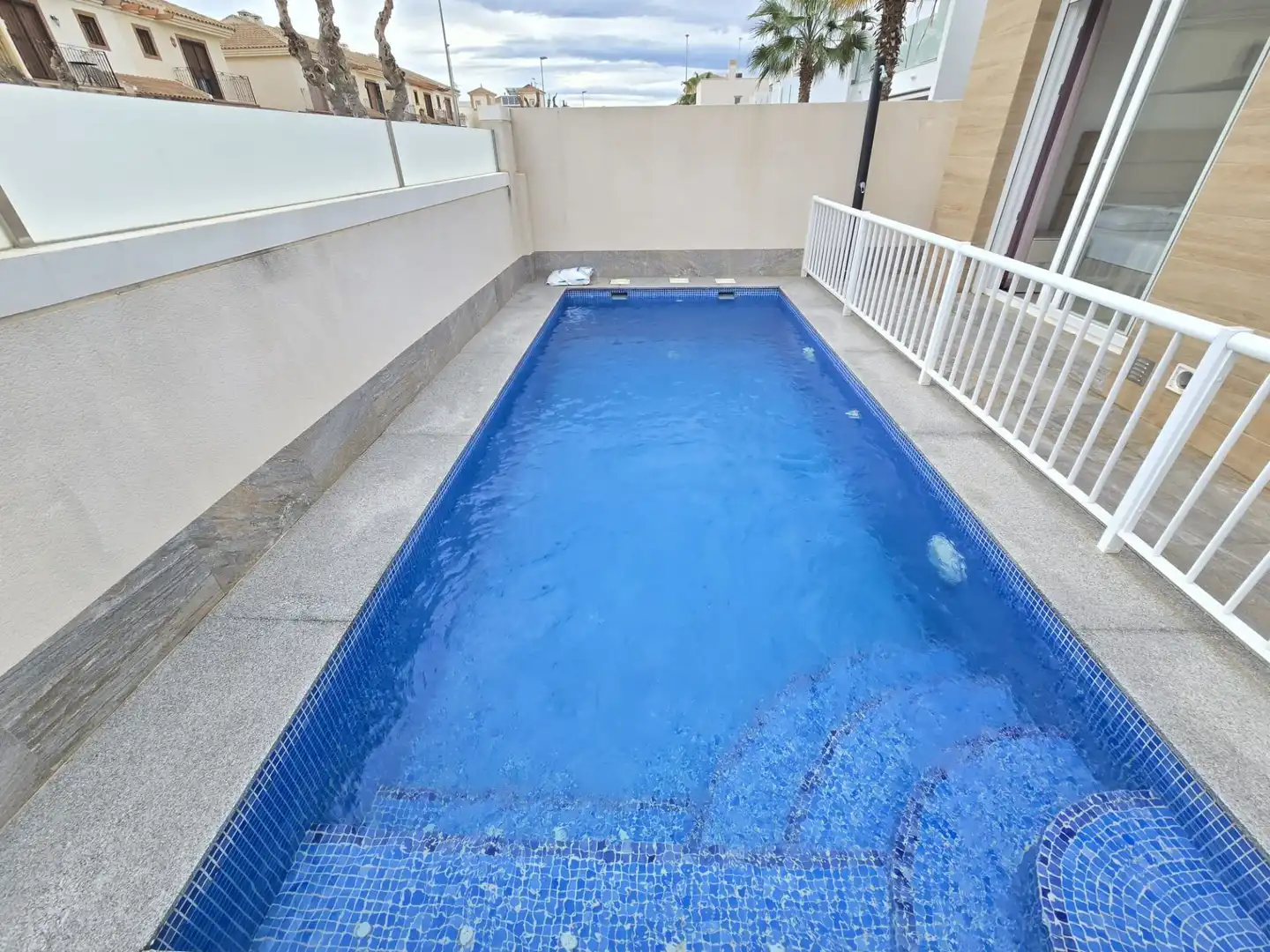Swimming pool of Houses for sale in Pilar de la Horadada  with Air Conditioner, Private garden and Terrace