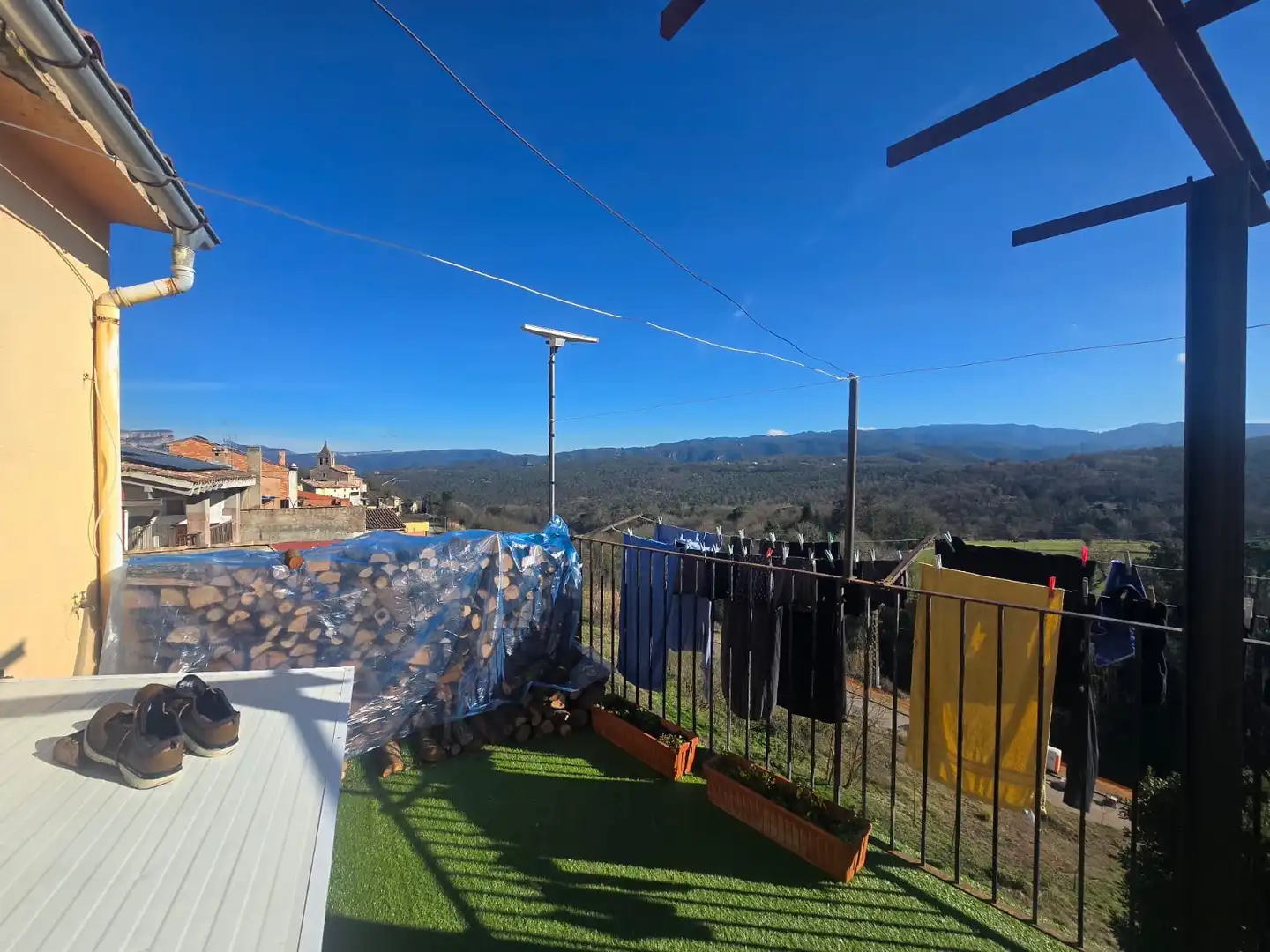 Terrassa de Casa o xalet en venda en Vilanova de Sau amb Jardí privat, Moblat i Balcó