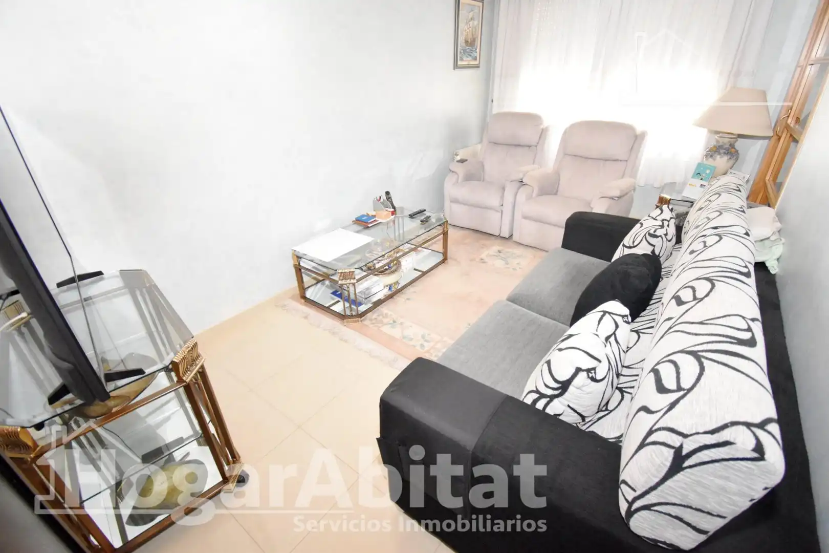 Living room of Flat for sale in Castellón de la Plana / Castelló de la Plana  with Heating, Storage room and Balcony