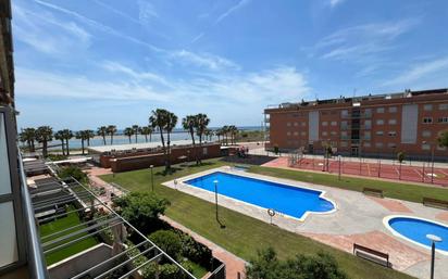 Schwimmbecken von Wohnung zum verkauf in Cubelles mit Terrasse, Schwimmbad und Balkon