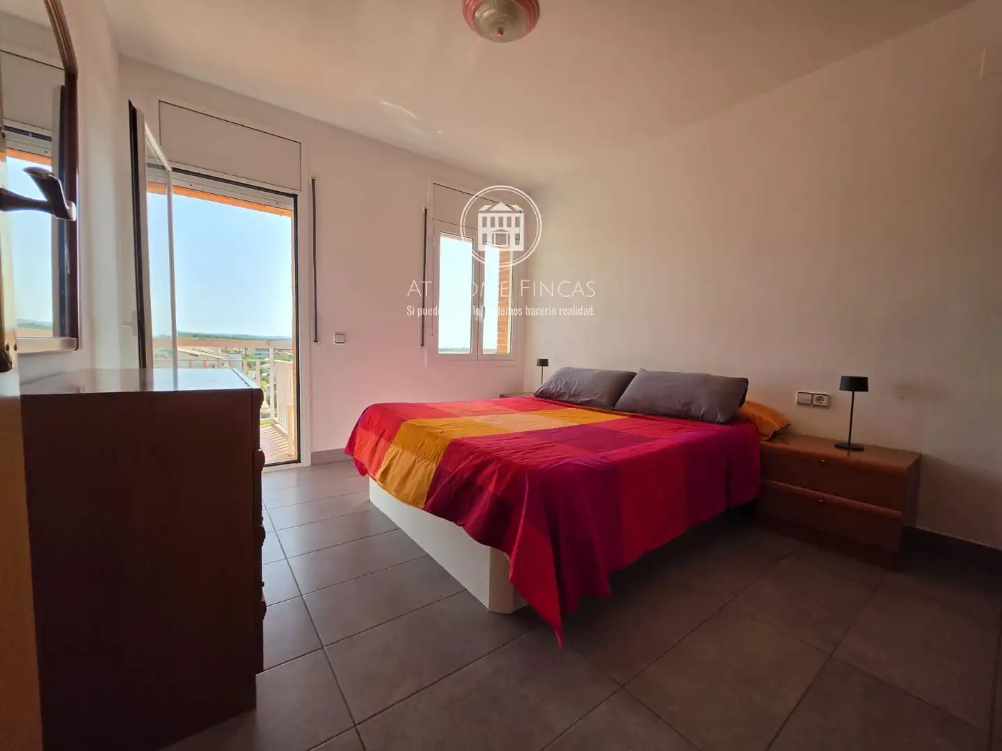 Bedroom of Flat for sale in Roda de Berà  with Terrace, Swimming Pool and Community pool