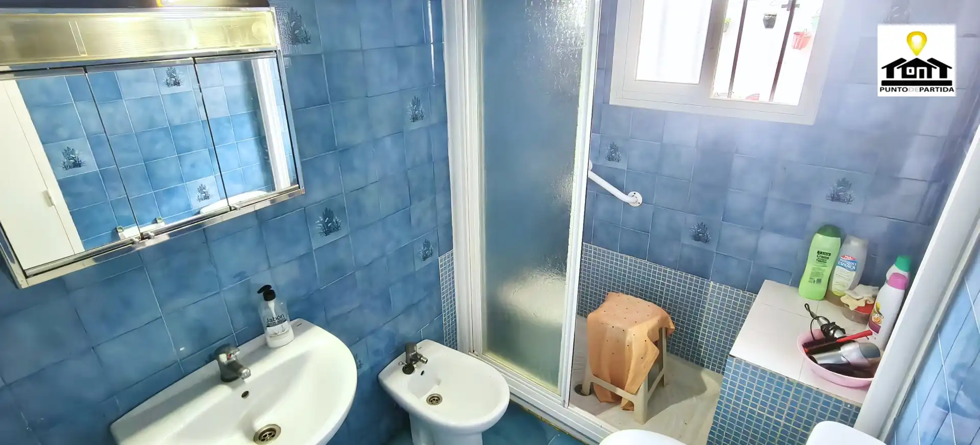 Bany de Casa o xalet en venda en La Palma del Condado amb Traster, Moblat i TV