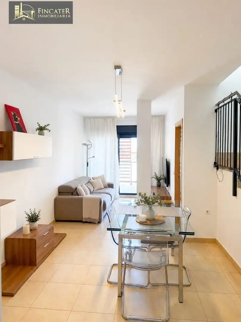 Sala d'estar de Dúplex en venda en Chilches / Xilxes amb Aire condicionat, Terrassa i Moblat