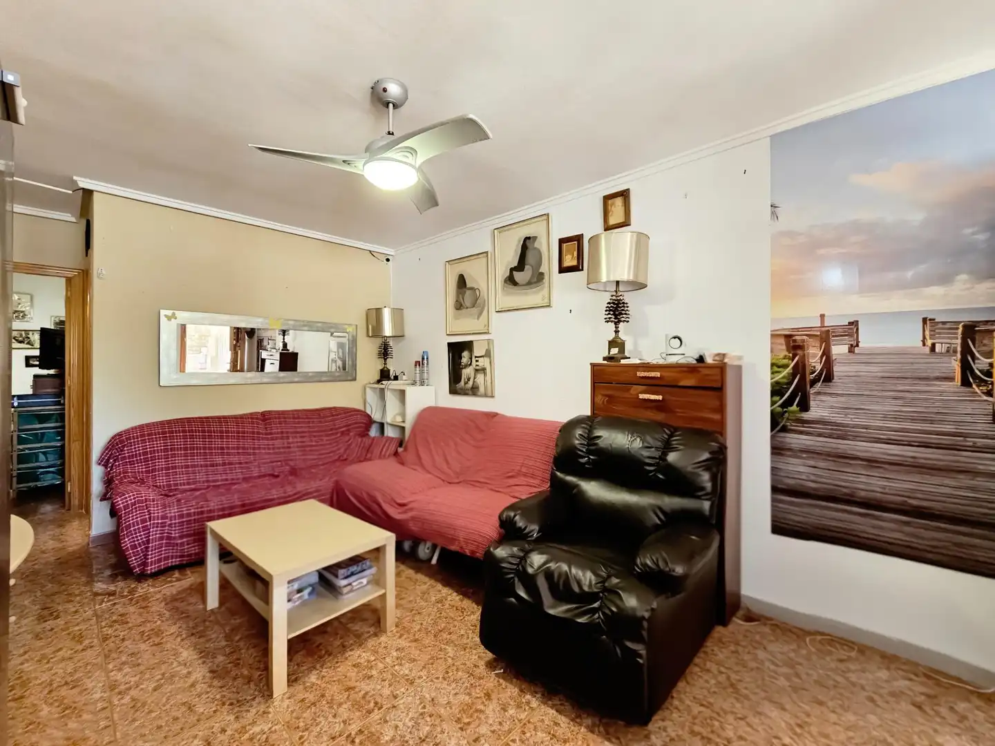Sala d'estar de Casa o xalet en venda en Santa Pola amb Aire condicionat, Calefacció i Jardí privat